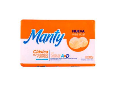 MARGARINA MANTY CLASICA PAN 200 GR