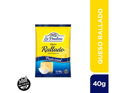 QUESO LA PAULINA RALLADO 40 GR