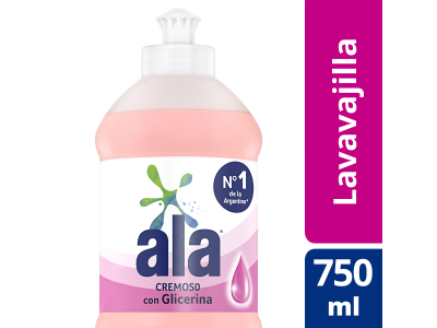 LAVAVAJILLA ALA CREMOSO GLICERINA 750 ML