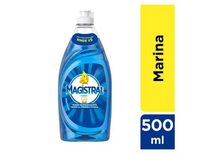 DETERGENTE MAGISTRAL MARINA AZUL 500 ML