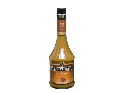 LICOR TRES PLUMAS DULCE DE LECHE 700 CC