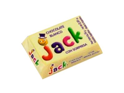 CHOCOLATE JACK BLANCO CON SORPRESA 14 gr