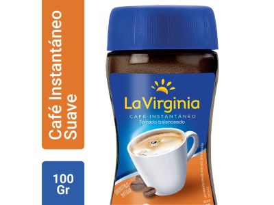 CAFE LA VIRGINIA INSTANTANEO SUAVE 100 GR