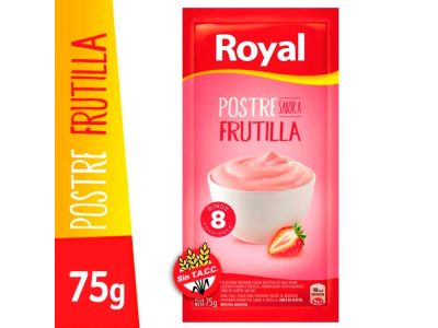 POSTRE ROYAL FRUTILLA 75 GR