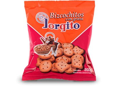 BIZCOCHOS JORGITO GRASA 200 GR