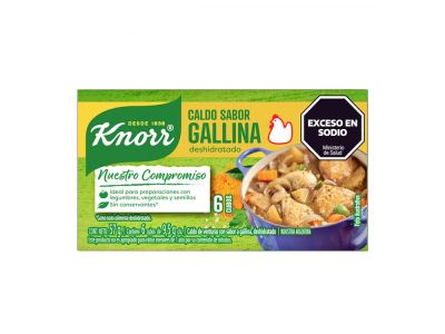 CALDO KNORR GALLINA 6 UN