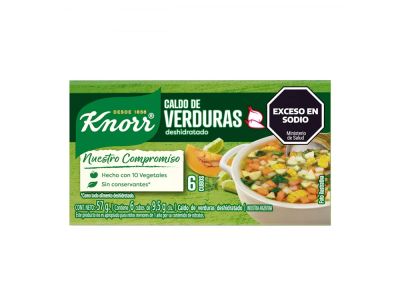 CALDO KNORR VERDURA 6 UN