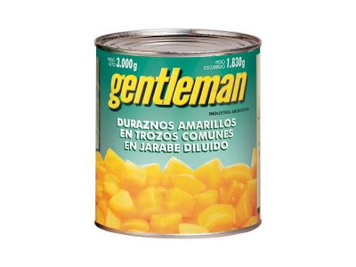 DURAZNO GENTLEMAN TROZOS 3 KG