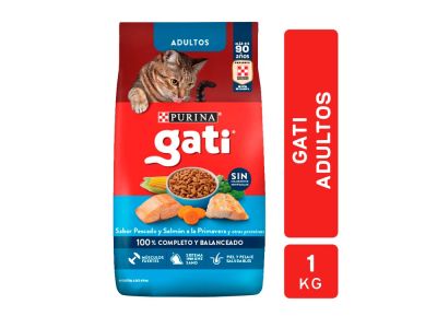 ALIMENTO PARA GATOS GATI PESCADO Y SALMON 1 KG