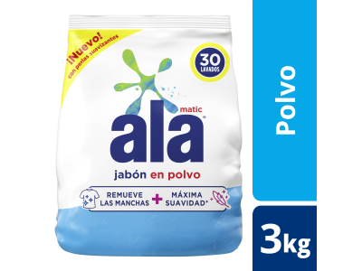 JABON EN POLVO ALA MATIC 3 KG