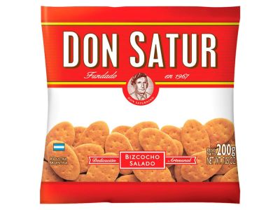 BIZCOCHOS DON SATUR GRASA 200 GR