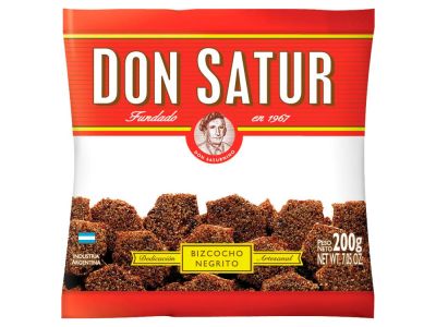 BIZCOCHOS DON SATUR NEGRITO 200 GR