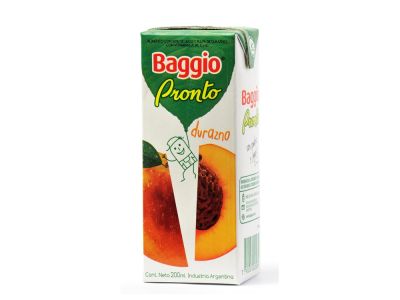 JUGO BAGGIO DURAZNO 200 CC