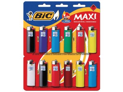 ENCENDEDOR BIC MAXI J6 LISO