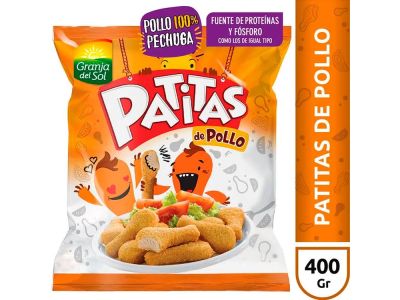 PATITAS GRANJA DEL SOL POLLO 400 GR