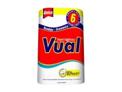 PAPEL HIGIENICO VUAL NATURAL 6X50 MT