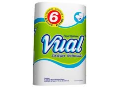 PAPEL HIGIENICO VUAL ECOLOGICO 6X30 MT
