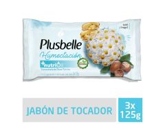 JABON DE TOCADOR PLUSBELLE HUMECTACION 3x120  GR