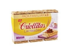 GALLETITAS CRIOLLITAS LACTEDAS 354 GR