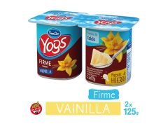 YOGHURT SANCOR YOGS FIRME VAINILLA 2X125 GR