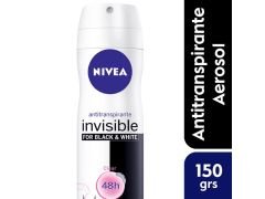 ANTITRANSPIRANTE FEMENINO NIVEA BLACK Y WHITE INVISIBLE 150 ML