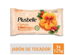 JABON DE TOCADOR PLUSBELLE ENERGIA 3x120 GR