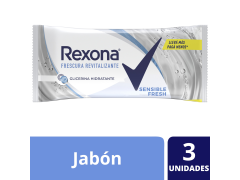 JABON DE TOCADOR REXONA SENSIBLE FRESH 3X120 GR