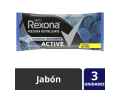 JABON DE TOCADOR REXONA ACTIVE FUTBOL 3X120 GR