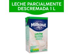 LECHE MILKAUT LARGA VIDA DESCREMADA 1 LT