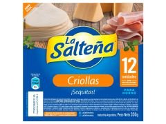 TAPA EMPANADA LA SALTENA CRIOLLA X12 UN 330 GR