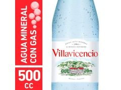 AGUA VILLAVICENCIO CON MAS GAS 500 CC