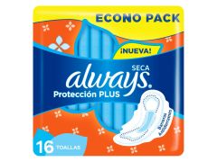 TOALLITAS FEMENINAS ALWAYS TRIPLE PROTECCION NOCTURANA 16 UN