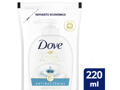 JABON LIQUIDO DOVE ANTIBACTERIAL DOYPACK 220 ml