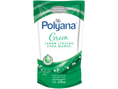 JABON LIQUIDO POLYANA GREEN DOYPACK 220 ML