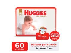 PAÑAL HUGGIES SUPREME AHORRAPACK GRANDE 60 UN